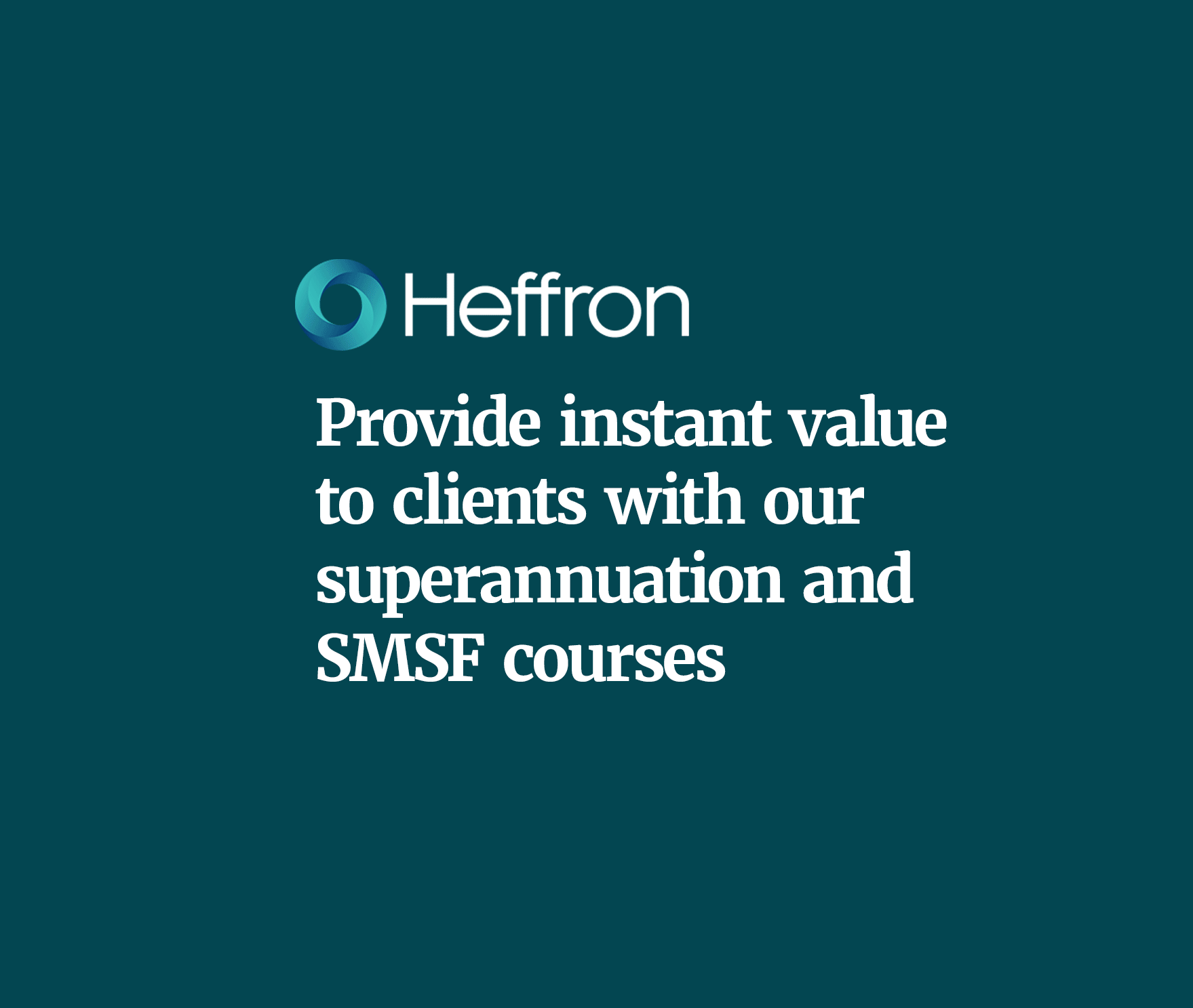 Superannuation and SMSF Courses