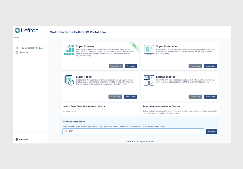 Step 4 – Enter access code